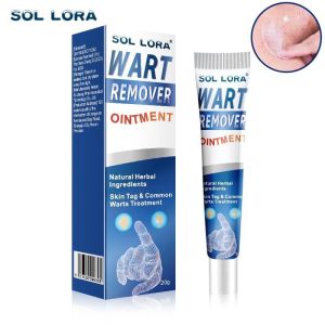 SOLLORA Wart Removal Cream Filamented Warts Corns Body Flat Warts Cream Plant Extract Waterproof Mole Dropping Cream Ointment20260525