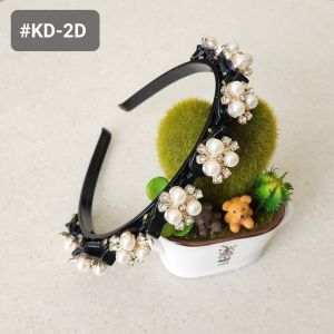 bando jepit korea fashion kekinian 2 in 1 jepit rambut mutiara wanita
