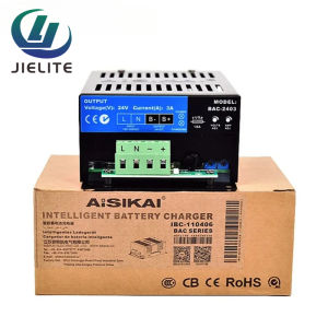 Bac1206 Bac2403 Aisikai 3A/6A 12V/24v Diesel Generator Intelligent Auto Charger Power Supplies Adapter
