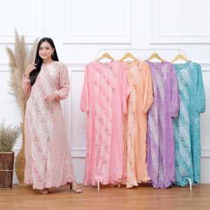 daster longdress panjang /Daster Panjang / daster kekinian / daster panjang lengan panjang / Busui / Bumil / daster batik / daster murah / LONGDRESS BATIK NILA DEWI