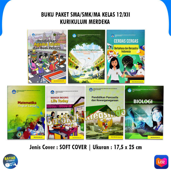 Buku Paket Lengkap Kelas 12 SMA SMK MA Kls XII Kurikulum Merdeka ...