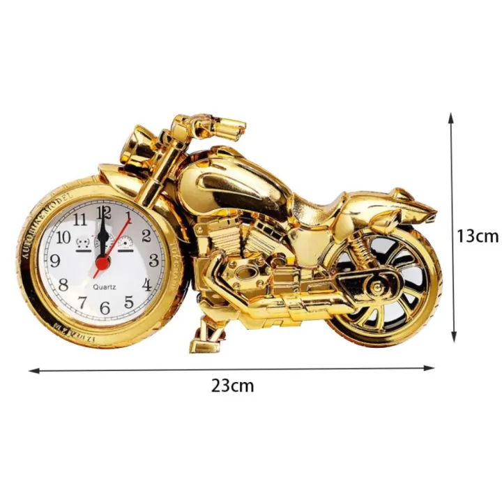 GLOWLITE%20Multipurpose%20Funny%20Vintage%20Art%20Crafts%20Arabic%20Numeral%20Home%20Decor%20Figurine%20Retrobedside%20Motorcycle%20Pattern%20Motorcycle%20Model%20Motorcycle%20Alarm%20Clock%20Ornament%20Bedside%20Clock%20-%20Image%203