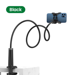 UGREEN Gooseneck Mobile Phone Clip Long Arm Holder Clamp Mount for SAMSUNG S22+/iPhone 13 Pro Max/Huawei P50 Flexible Bed Desk Table Clip Bracket for Phone 4.0-7.2 Incher