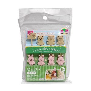 Picks Bear Rabbit 8 pcs - Bento Tools