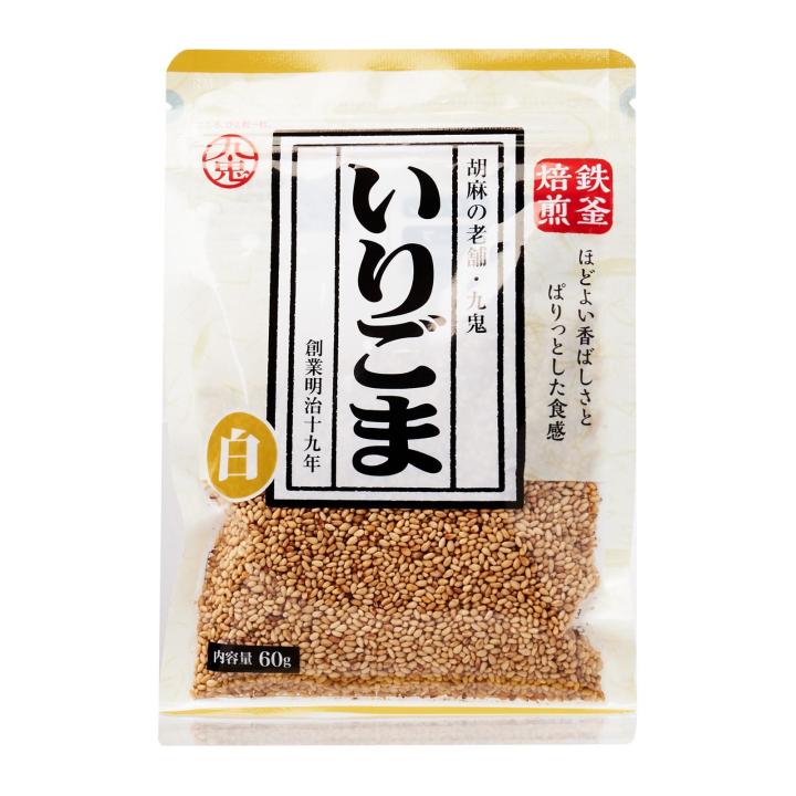 Kuki Iri Goma Shiro White Japanese Roasted Sesame Seeds