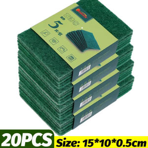 แผ่นขัดสำหรับใช้ในครัวเรือนสีเขียวแผ่นขัดถูแผ่นขัดถูใช้ซ้ำได้สีชมพูอุปกรณ์ทำความสะอาดกล้องเบาะยางเป่าลมและชุดเหยือก