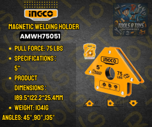 INGCO MAGNETIC WELDING HOLDER | AMWH75051 | TOOLS R TOYS | ING-HANDTOOLS