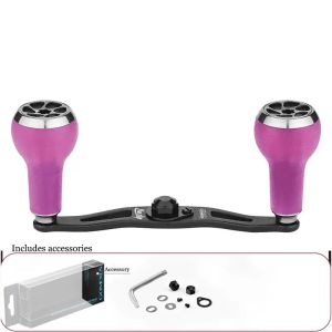 GOMEXUS Non-Slick 100mm Power Handle with 27mm TPE Knob Compatible for Shimano Daiwa Abu Garcia Baitcasting Reels