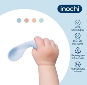 Muỗng ăn dặm cho bé thìa tập xúc cho bé muỗng cong ăn dặm cho bé thìa ăn dặm Inochi-Happy Home 4U