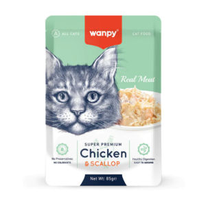 Pate cho mèo WANPY Pate cho mèo từ 3 tháng tuổi trở lên túi 80gr