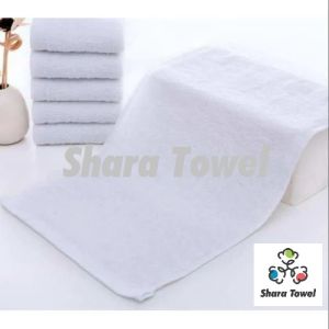 Bath Towel / Handuk Mandi / Renang Hotel Putih Ukuran Sedang Full 100% Premium Katun