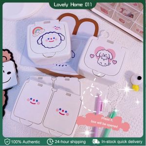 Cute Press Storage Box Student Desktop Organizer Cosmetics Shelf