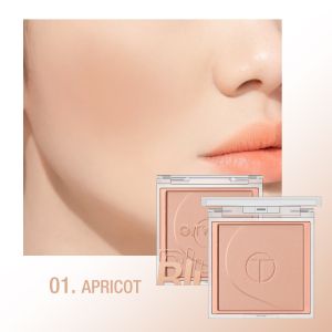 O.TWO.O Blush On Single Palette Face Makeup Powder High Pigment Smooth Silky Glow Powdere Blush 6 Colors