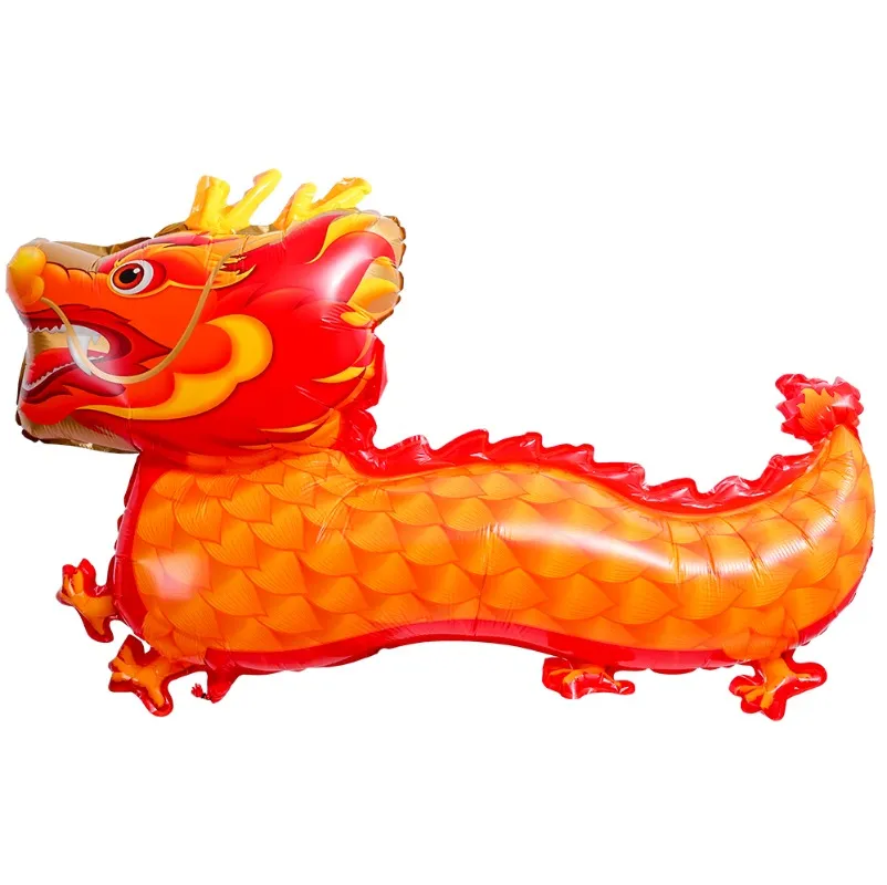 1pc Double-Sided Blessing Word & Koi Fish Shaped Foil Balloon For Chinese  New Year Decoration