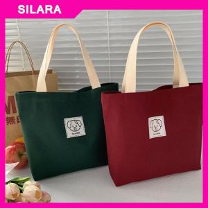 SILARA Canvas Bag Women S Large Capacity Simple Shoulder Bag Commuting Handbag