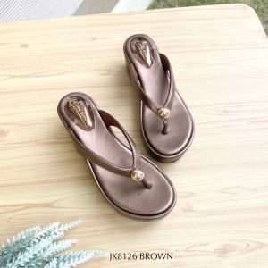 Stario ♦️ พร้อมส่ง ส่งไว รุ่น JK8126 สูง2นิ้ว หน้าคีบ เท้าอวบ+1❗️รองเท้าสุขภาพผู้หญิง วัสดุพรีเมียม นุ่ม เบา ใส่แล้วสบายทั้งวัน