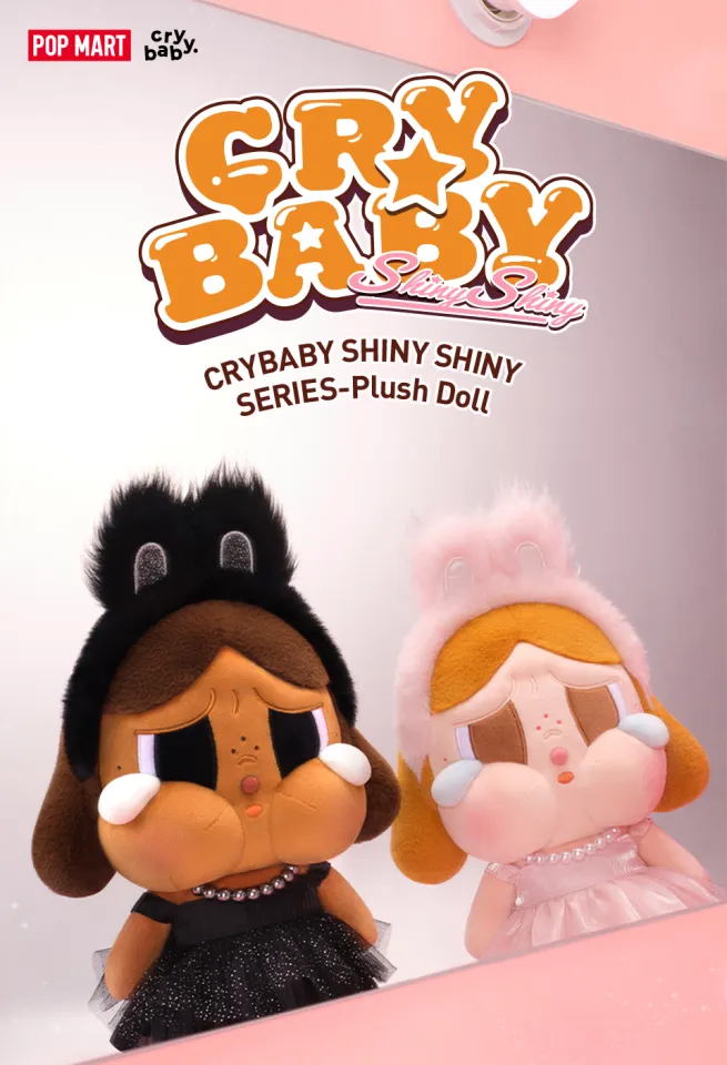 POP MART CRYBABY SHINY SHINY SERIES-Plush Doll (Pink/Black