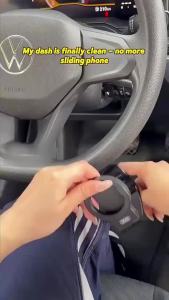 AE Multifunctional Strong Magnetic Folding Dashboard Steering Wheel Sun Visor Navigation Phone Holder for Car Use