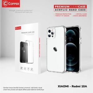 Acrylic Hard Case Clear Untuk Redmi 10A ( Brand: COPPERINDO )