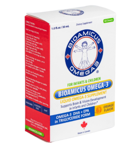 BioAmicus Omega-3 DHA  EPA - Giúp phát triển trí não thông minh hơn Tăng cường thị lực sáng mắt - Chính hãng