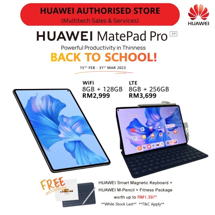 Huawei Matepad Pro 11 Inch 8GB + 128GB / 256GB Wifi Version LTE Version ...