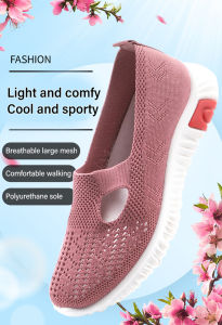 รองเท้าผู้หญิงสไตล์เรียบง่ายแบบหนังผู้ใหญ่สำหรับใส่ทุกวัน