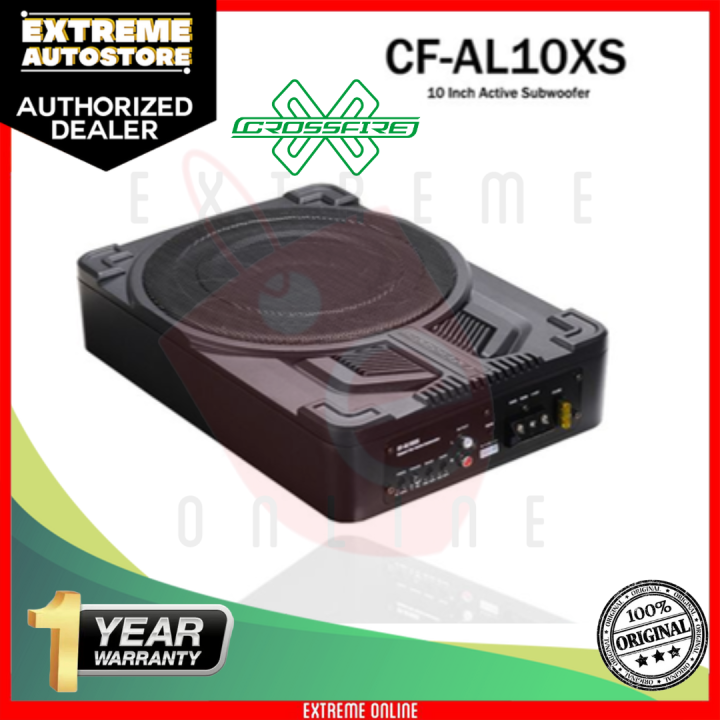 CROSSFIRE CF-AL10XS 10 INCH ACTIVE SUBWOOFER Local Supplier