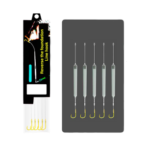 Barbed Hook Fishing Tackle Ready to Use Anti Bottom Carp Rigs Fishing Lures Suspension Fishing Hair Rigs Hook