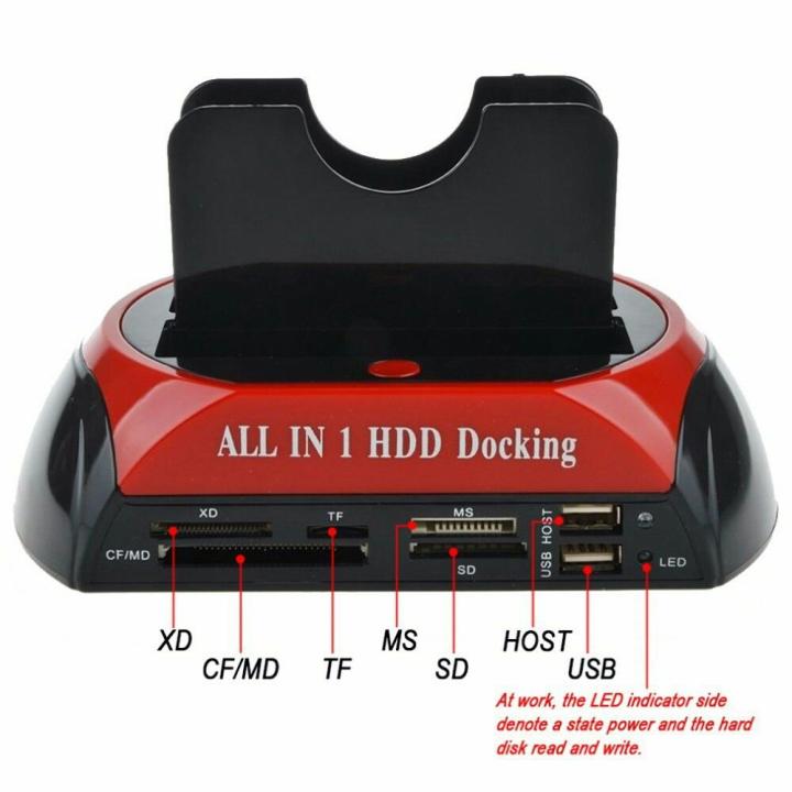 Đầu đọc ổ cứng Dock 3.5, 2.5 HDD, SSD và các loại thẻ nhớ (all in one ...