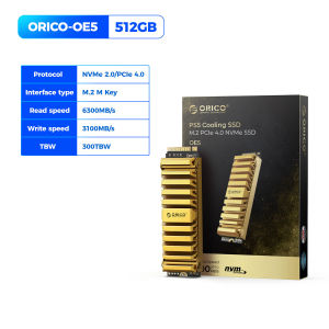 ORICO 7400MB/s NVME SSD with Heatsink 1TB 2TB 4TB PCIe 4.0x4 with 1GB 2GB DRAM Cache M.2 Nvme Internal Solid State Drive for PS5 PC Desktop