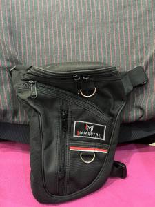 Immortal Motobag Leg Bag V1V2V3V4 Black with Sticker