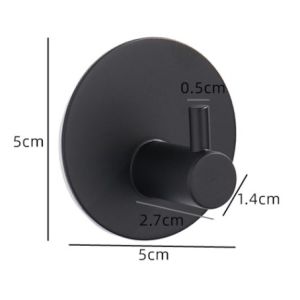 [OKLIFE.SG]304 Stainless Steel Hooks  Metal Bathroom Bracket Kitchen Bathroom Accessories Door Wall Clothes Towel Hook