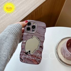 Soft Case Casing Wavy Mirror Electroplating For Infinix Smart 5 Smart 7 Smart 8 Smart 8 Pro Smart 9