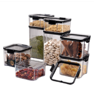 Multi-functional Kitchen Transparent Sealed Storage Jars Grain Airtight Container Stackable Fresh-keeping Sealed Storage