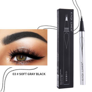 Ultra-fine 2 Fork Lower Eyelash Eyebrow Pen Long Lasting Natural Liquid Eyebrow Tattoo Pencil