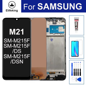 6.4 LCD For SAMSUNG GALAXY M21 M215 SM-M215F SM-M215DS SM-M215DSN Display Touch Screen Digitizer Assembly Replacement