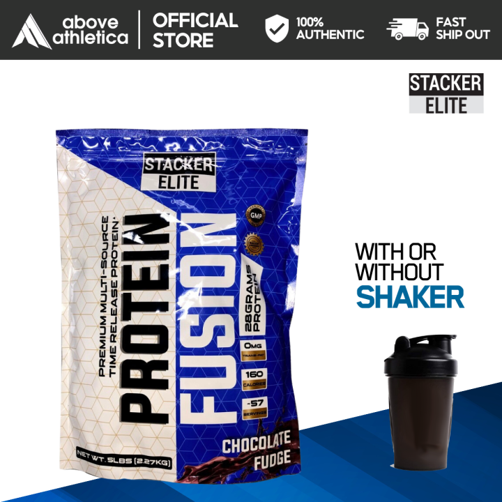 Stacker Elite Whey Protein Fusion 5lbs Multi Source Protein Powder