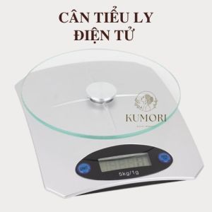 CÂN TIỂU LY ĐIỆN TỬ NHÀ BẾP 5KG cân nguyên liệu nấu ăn làm bánh khối lượng nhỏ kitchen scale KUMORI STORE