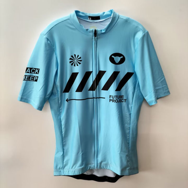 2023 Black Sheep New AERO Short Sleeve Cycling Jersey Blue Lazada PH - Main Image