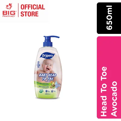 DRYPERS BABY HEAD TO TOE SERIES 220ML450ML650ML