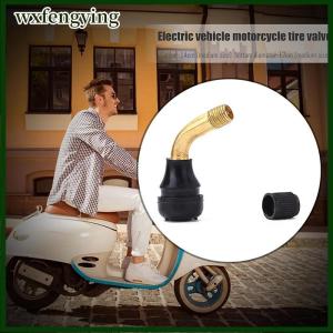 wxfengying ก้านวาล์วยางแบบไม่มียางในสำหรับสกู๊ตเตอร์ไฟฟ้าจักรยานระดับลมยางก้านวาล์วสำหรับรถจักรยานยนต์วิบาก1ชิ้น