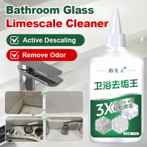 Bathroom Glass Scale Cleaner for Home Users Powerful Cleaning Solution Effortlessly Removes Stains Safe for Glazed Ceramics