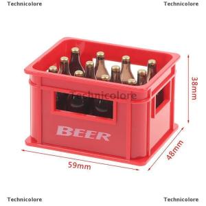 [COD] Technicolore 1:12 Dollhouse Mini Beer Drink Bottle Beer Box Drink Box Bar Kitchen Decor Toy