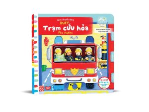 Sách Tương Tác Chuyển Động Kéo Trượt - Cứu Hoả - Busy Fire station - Đinh Tị