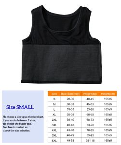 Bandage Chest Binder Tomboy FTM Vest Top Breathable Elastic Breast Binder Pullover Shaperwear For Big Boobs chest binder bra for tomboy lesbianS-6XL