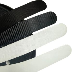 NALANILI ĐenTrắng Miếng dán đầu vợt bóng chuyền Pickleball 37cm3.5cm TPU Băng bảo vệ vợt tennis Đa năng Tự dính Băng dán đầu mái chèo Dành cho vợt tennis