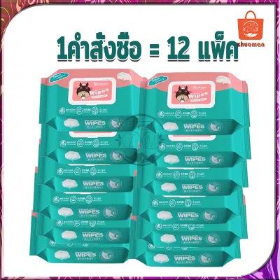 ทิชชู่เปียก ทิชชู่เปียกเด็ก เช็ดชู่เปียก 12ห่อ ทิชชู่เปียกเช็ดมือ กระดาษเปียก ทิชชู่เปียกหอม กระดาษทิชชู่เปียก ทิชชู่เปียกสำหรับเด็ก