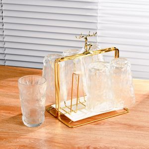 Rak Gelas Tempat Cangkir Cup Holder Organizer stainless Anti Karat Estetik Minimalis Milenial
