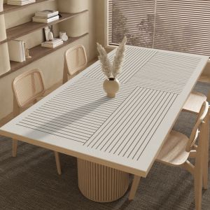 Maia Tablecloth Kitchen Tablecloth Rectangular 60*120CM Eco-Friendly Leather Material Waterproof Oilproof Decorative Cover Easy To Clean