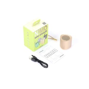 Loa Bluetooth di động Tronsmart Nimo Thiết kế siêu nhỏ gọn Thủ công kim loại Loa mini có dây đeo Chống nước IPX7 khi tắm Du lịch Pin 12 giờ Ghép nối âm thanh nổi Gọi rảnh tay - Bảo Hành 12 Tháng